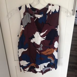 Loft business casual sleeveless blouse